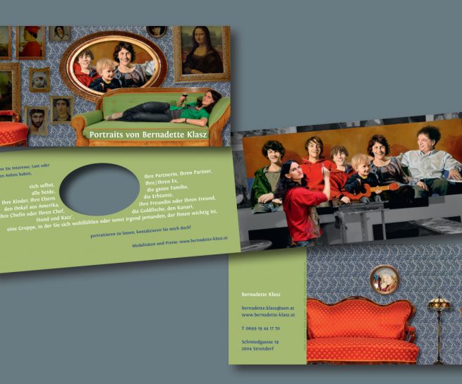 Portraitkünstlerin Bernadette Klasz Folder | Irene Persché