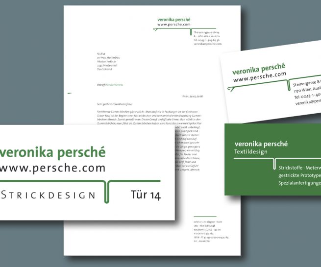 Veronika Persché · Strickdesign Corporate Design | Irene Persché